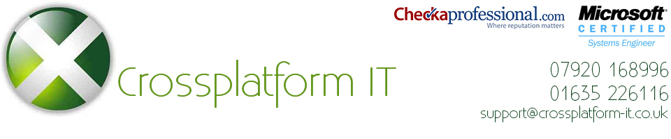 Cross Platform IT - computer and network support in Newbury and Thatcham